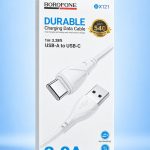 کابل USB به تایپ C برند بروفون سه آمپر مدل X121 وارداتی