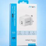 اداپتور 20 وات تایپ C برند PAWA انگلیسی