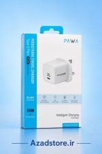 اداپتور 20 وات تایپ C برند PAWA انگلیسی