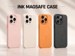 گارد آیفون 17 نارنجی سیلیکونی ink magsafe ( نرمال پرو پرومکس ) - تصویر 3